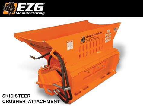 skid steer asphalt crusher|skid steer block crusher.